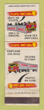 Matchbook Cover - Portland Seattle Trucking OR WA WORN