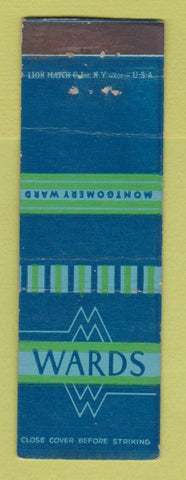 Matchbook Cover - Montgomery Wards Stores CREASE