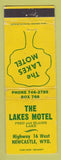 Matchbook Cover - Lakes Motel Newcastle WY