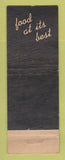 Matchbook Cover - Rupneck's Restaurant WEAR