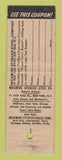 Matchbook Cover - Wickwire Wire Rope feature WORN