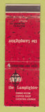 Matchbook Cover - The Lamplighter Restaurant Delmont PA WORN