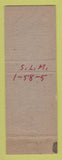 Matchbook Cover - RT Merrill Monarch Match Naches WA pinup