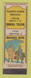 Matchbook Cover - Hotel Young Towner ND bellhop