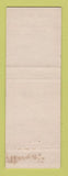 Matchbook Cover - Cramond Hotel Rugby ND