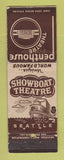Matchbook Cover - Penthouse Theatre Showboat Seattle WA University of Washington