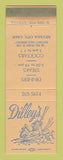 Matchbook Cover - Dilley's Restaurant Nevada City CA WEAR