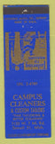 Matchbook Cover - Campus Cleaners Tailors Detroit MI