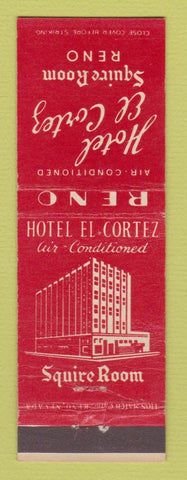 Matchbook Cover - Hotel El Cortez Reno NV WEAR
