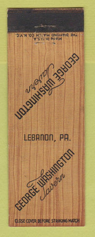 Matchbook Cover - George Washington Tavern Lebanon PA