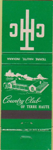 Matchbook Cover - Country Club of Terre Haute IN