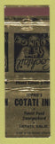 Matchbook Cover - Sophie's Cotati Inn CA MISCUT