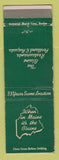 Matchbook Cover - Blaien Restaurants ME WEAR