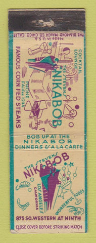Matchbook Cover - Stevens Nikabob Los Angeles CA WEAR