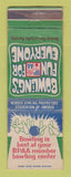 Matchbook Cover - BPAA Bowling WEAR
