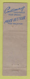 Matchbook Cover - Customcraft Women's Clothes Boldrick's San Diego CA WEAR
