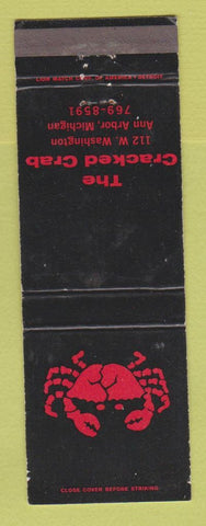 Matchbook Cover - Cracked Crab Restaurant Ann Arbor MI WEAR