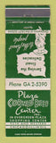 Matchbook Cover - Plaza Corned Beef Center Chicago IL WEAR
