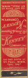 Matchbook Cover - Kenney Insurance St Paul MN WEAR