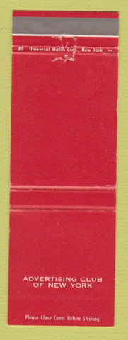Matchbook Cover - Advertising Club of New York City