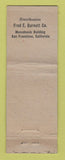 Matchbook Cover - Acid Steel Wire Rope Seattle WA