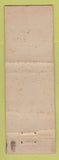 Matchbook Cover - Fashion Park Men's Clothes Wolff Seattle WA FEDERAL LONG WEAR