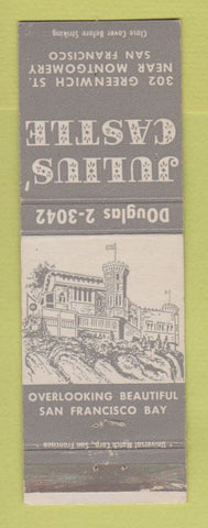 Matchbook Cover - Julius' Castle San Francisco CA