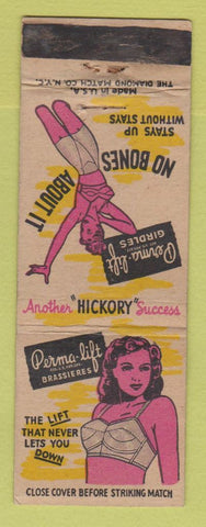 Matchbook Cover - Perma Lift Brassieres Bras girlie WORN
