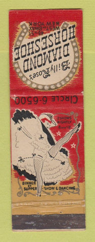 Matchbook Cover - Diamond Horseshoe Hotel Paramount New York City girlie