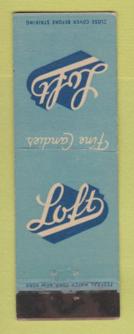 Matchbook Cover - Lofts Fine Candies Candy WEAR