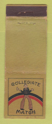 Matchbook Cover - Collegiate Match Japan 1930's WORN
