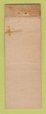 Matchbook Cover - Lou Brown Cove Cocktail Lounge Long Beach CA WORN