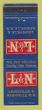 Matchbook Cover - L&N Railroad Louisville Nashville WEAR