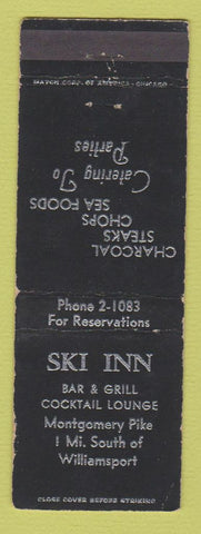 Matchbook Cover - Ski Inn Williamsport PA WEAR