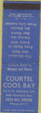 Matchbook Cover - Courtel Coos Bay Motel Coos Bay OR