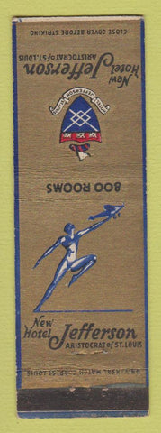 Matchbook Cover - Hotel Jefferson St Louis MO