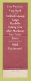 Matchbook Cover - Las Vegas Club Casino NV