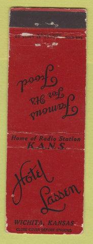 Matchbook Cover - Hotel Lassen Wichita KS WEAR