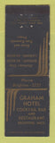 Matchbook Cover - Graham Hotel Brighton MI
