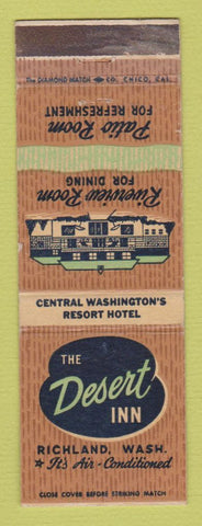 Matchbook Cover - Desert Inn Richland WA
