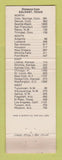 Matchbook Cover - Sands Motel Restaurant Dalhart TX WEAR