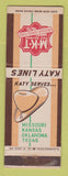 Matchbook Cover - MKT Railroad Missouri Kansas Texas