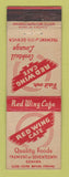 Matchbook Cover - Red Wing Cafe Denver Colorado WEAR
