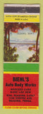 Matchbook Cover - Biehl's Auto Body Works Reading PA