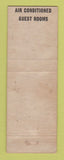 Matchbook Cover - El Jardin Hotel Brownsville TX