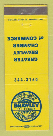 Matchbook Cover - Brawley CA Chamber of Commerce
