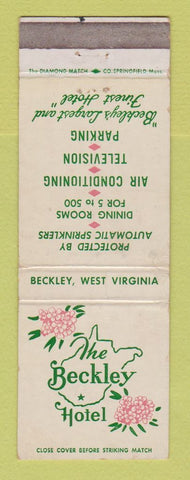 Matchbook Cover - Beckley Hotel WV WEAR