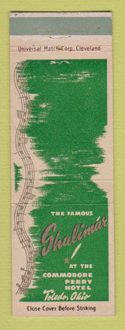 Matchbook Cover - Commodore Perry Hotel Toledo OH