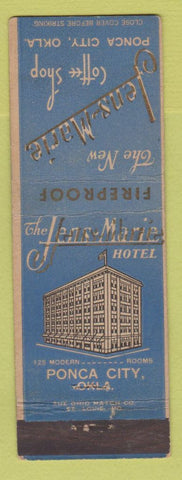 Matchbook Cover - Jens Marie Hotel Ponca City OK