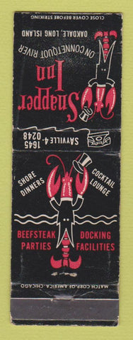 Matchbook Cover - Snapper Inn Oakdale LI NY WEAR